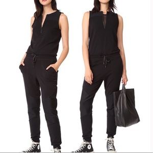 Beyond Yoga black easy rider moto jumpsuit small